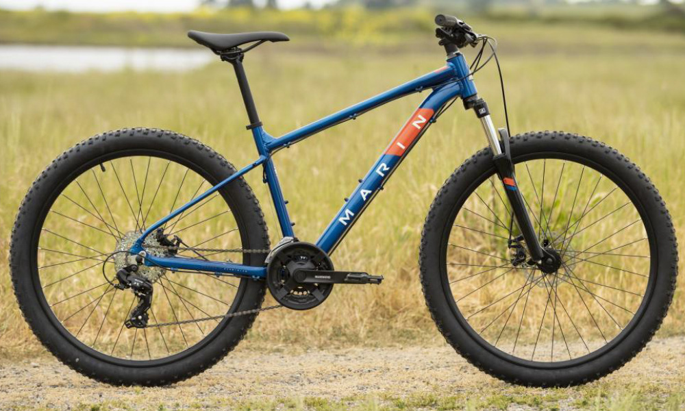 Фотографія Велосипед Marin BOLINAS RIDGE 1 29" 2021, розмір L, blue 11