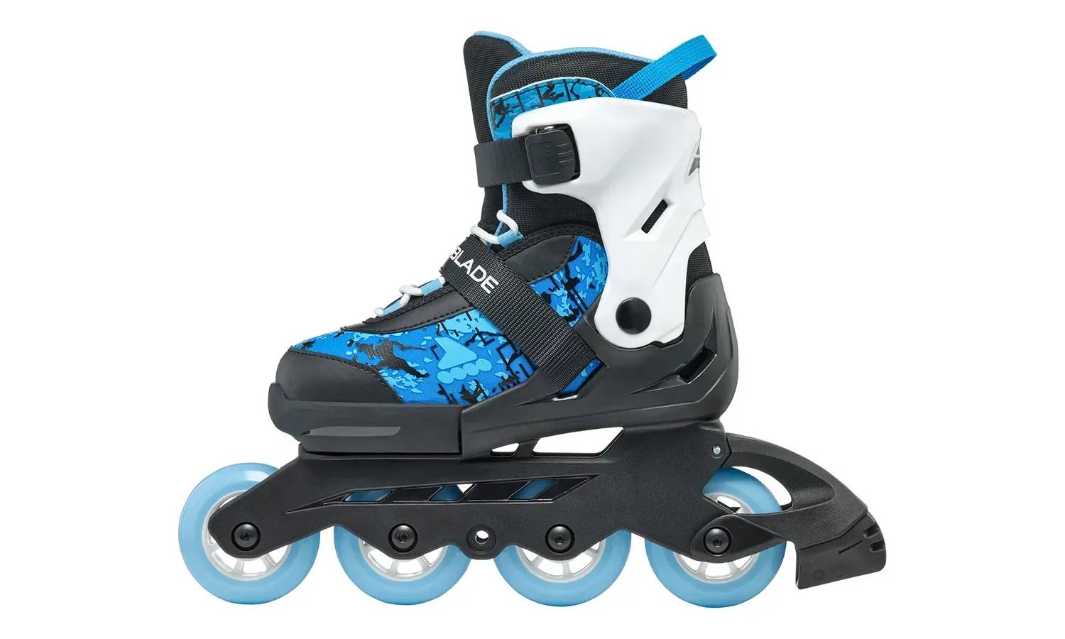 Ролики Rollerblade Microblade SL black-sky blue 36.5-40 6 Ролики Rollerblade Microblade SL black-sky blue 36.5-40 6