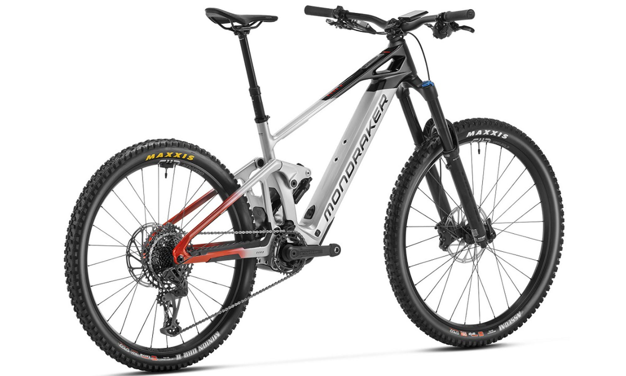 Электровелосипед MONDRAKER DUNE R Carbon 29" 170mm, 400Wh Bosch SX, размер L, 2024, серебристый 3