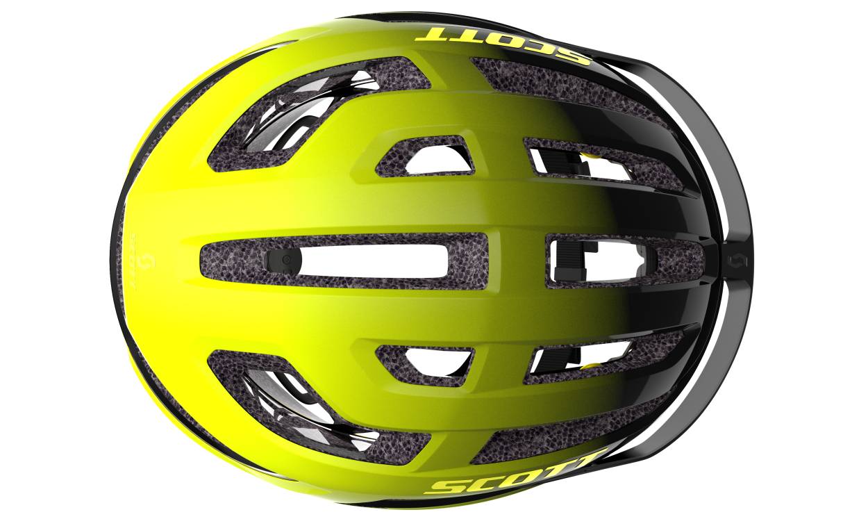 шлем SCOTT ARX PLUS RC размер L (59-61 см) black/radium yellow 3
