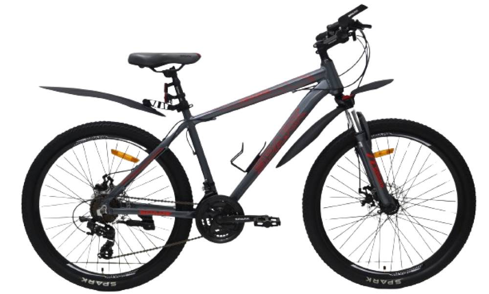 Фотографія Велосипед SPARK TRACKER 26" размер М рама 17" 2024 Серый