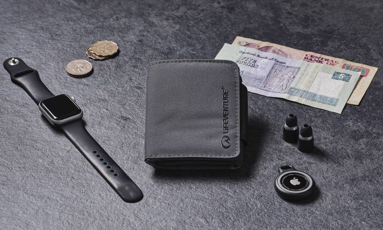 Фотография Кошелек Lifeventure Recycled RFID Wallet grey 7