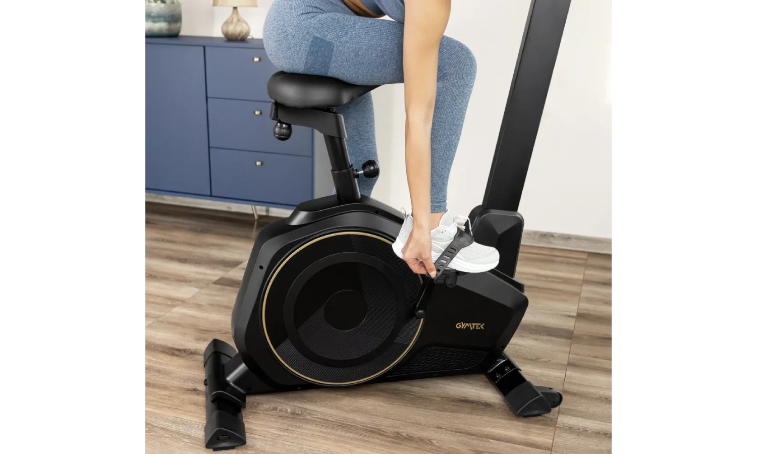 Велотренажер Gymtek XB6000 электромагнитный золотой 16