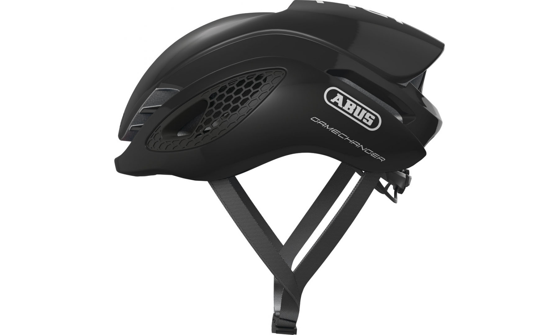 Велошлем спортивный ABUS GAMECHANGER Shiny Black M (52-58 см) 