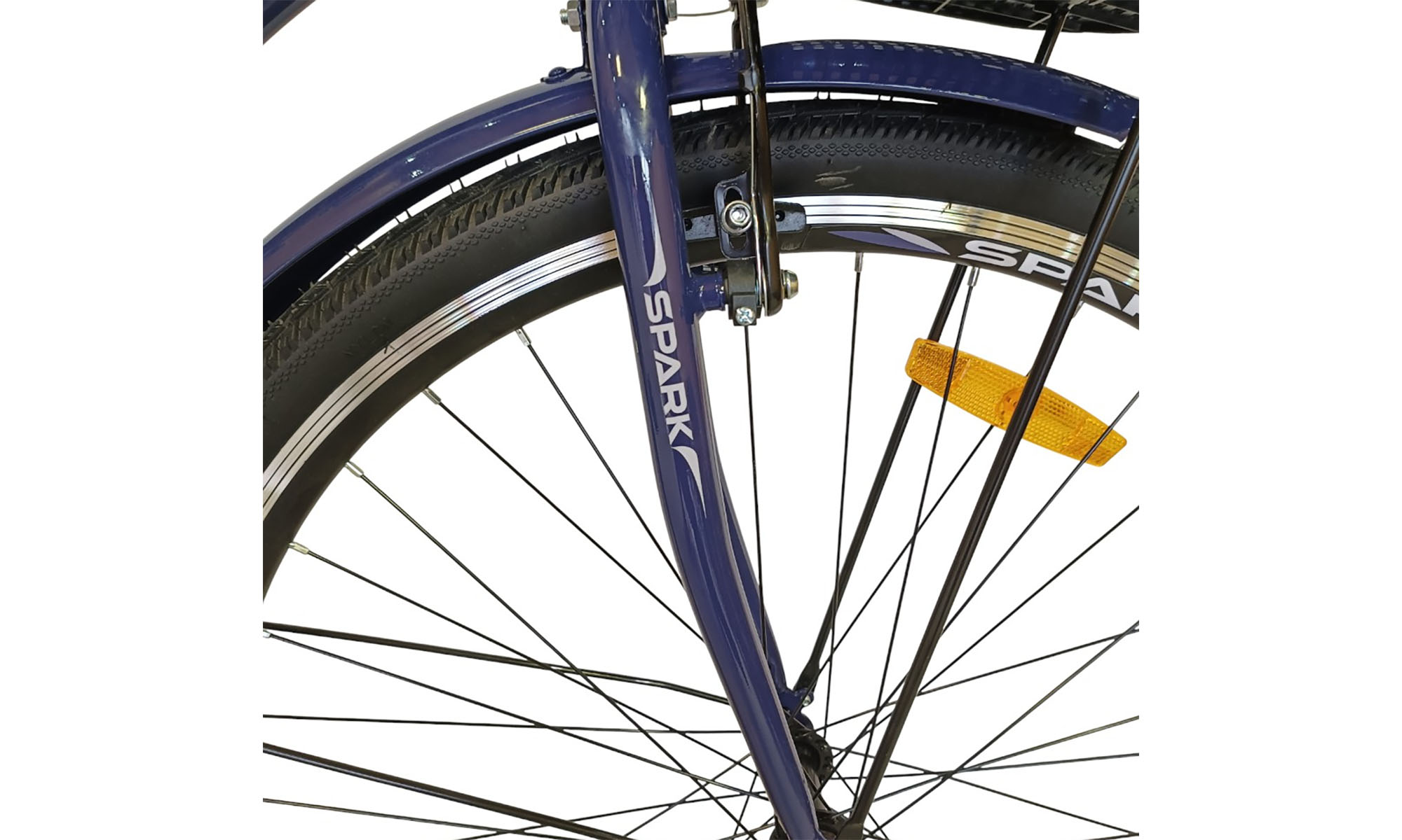 Велосипед SPARK CITY AURA 28", размер M, рама 18", год 2026, темно-синий 3