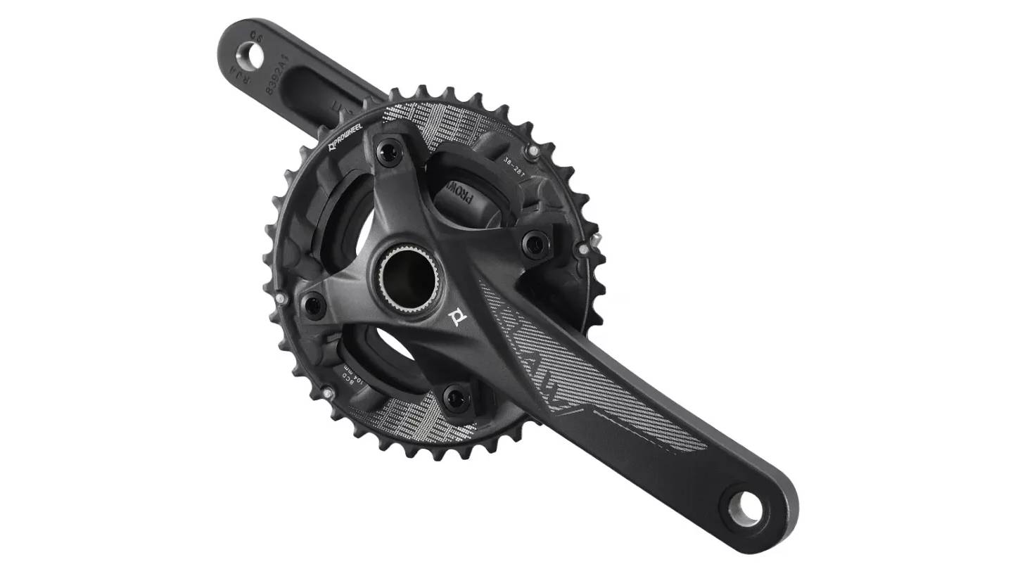 Комплект шатунів PROWHEEL CLAW-551-TT, (11S / 10S / 9S), 170mm, 36/26T black 