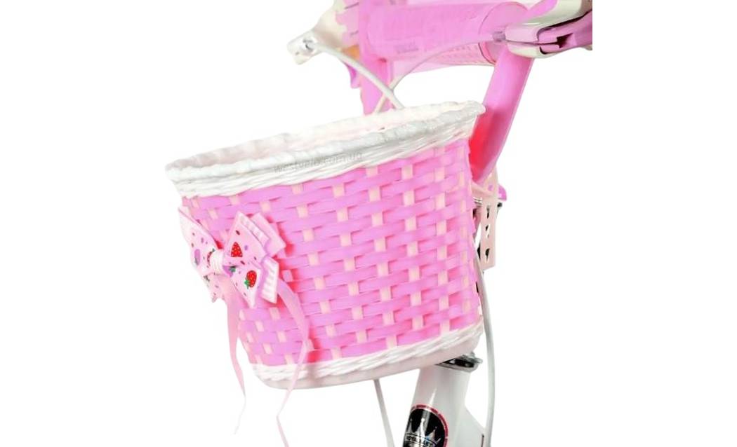 Дитячий пластик-кошик, рожевий з луком BS01-8 3 Дитячий пластик-кошик, рожевий з луком BS01-8 3