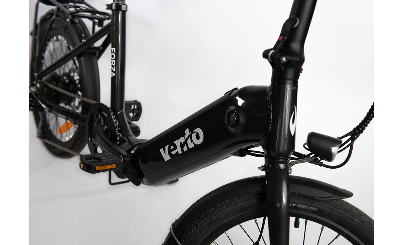 Фотографія Електровелосипед складаний Vento FORZA 20" 2022 Black Satin 4