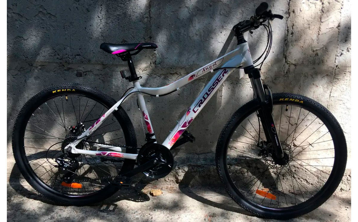 Фотография Велосипед Crosser Angel 24" размер XXS рама 13 белый 9