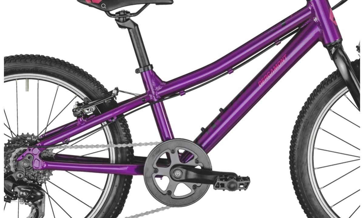 Фотография Велосипед Bergamont Bergamonster Girl 20" (2021) 2021 Фиолетовый 3