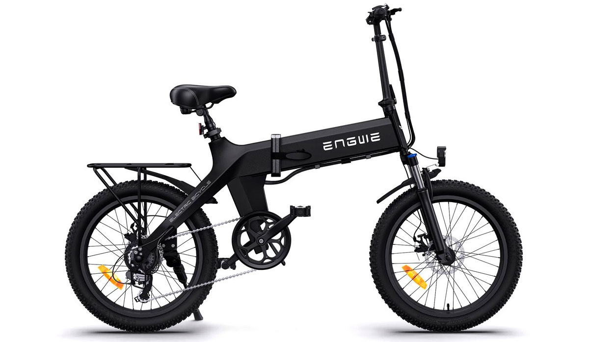Фотография Электровелосипед Engwe C20 Pro (250 Вт, 16 А/год, 36 В),  20", черный