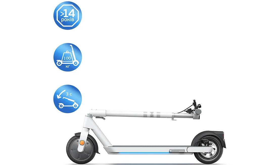 Электросамокат OKAI ES20-NEON 9" 300(600)W, 9.8Ah, NFC, App, белый 17 Электросамокат OKAI ES20-NEON 9" 300(600)W, 9.8Ah, NFC, App, белый 17