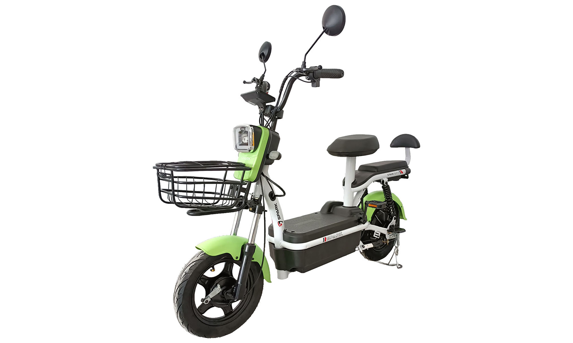 Электровелосипед SPARK CITY 14" 48V/500W/20Ah Зеленый 