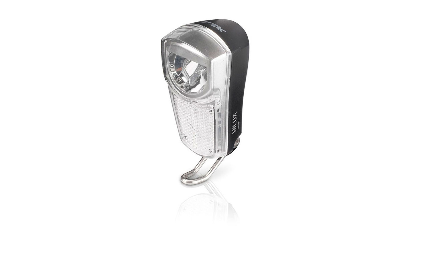 Фотографія Фара передня XLC LED, dynamo, 35 lux, сріблясто-чорна