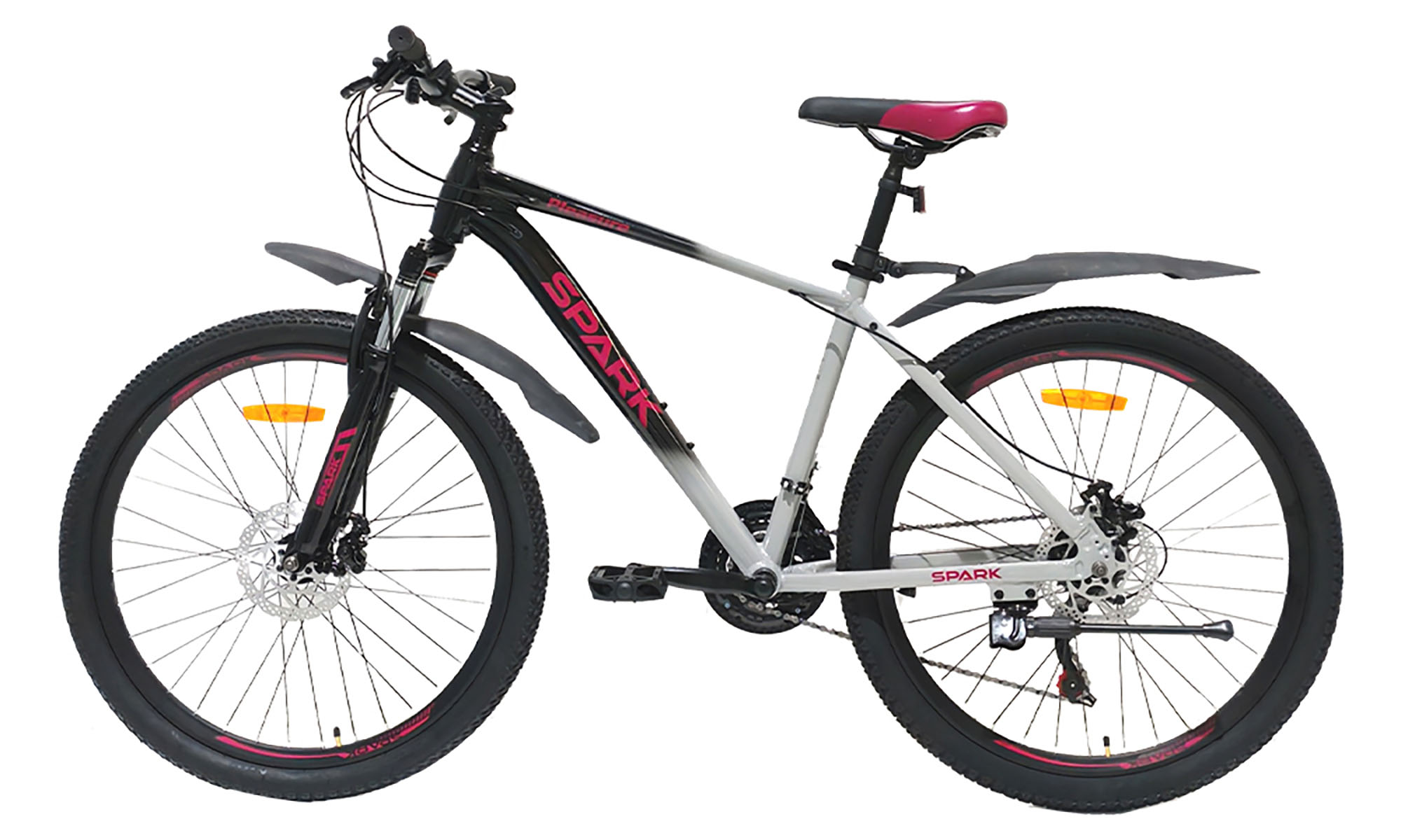 Велосипед SPARK PLEASURE 26", размер M, рама 17", 2025, черно-серый 3