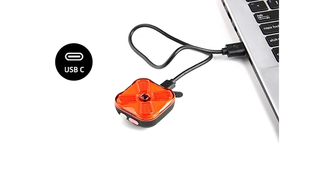 Заднє світло Ravemen CL06 (50 lm, 500 mAh) з датчиками фар та гальмування 4