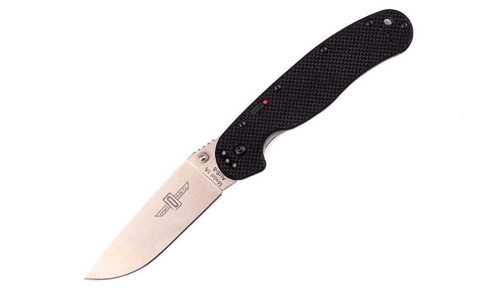 Фотография Складной нож Ontario RAT-1A SP черный