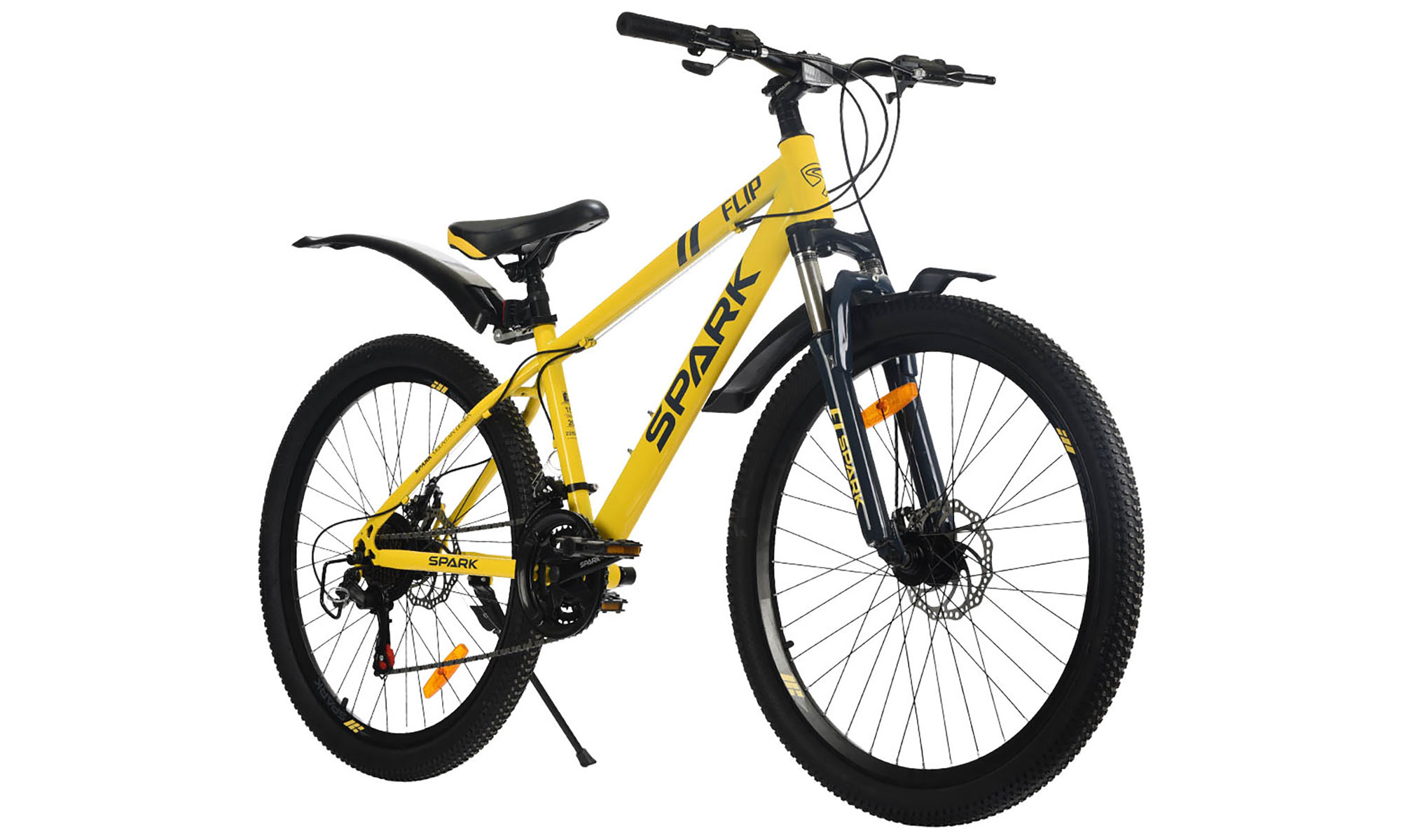 Велосипед SPARK FLIP 26", розмір S, рама 15", рік 2026, жовтий 6