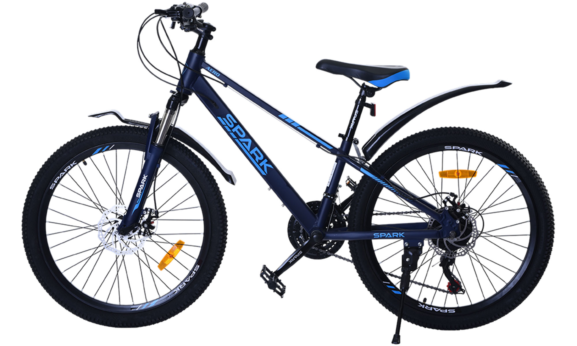Велосипед SPARK AERO 24", размер XXS, рама 12", год 2026, темно-синій 2