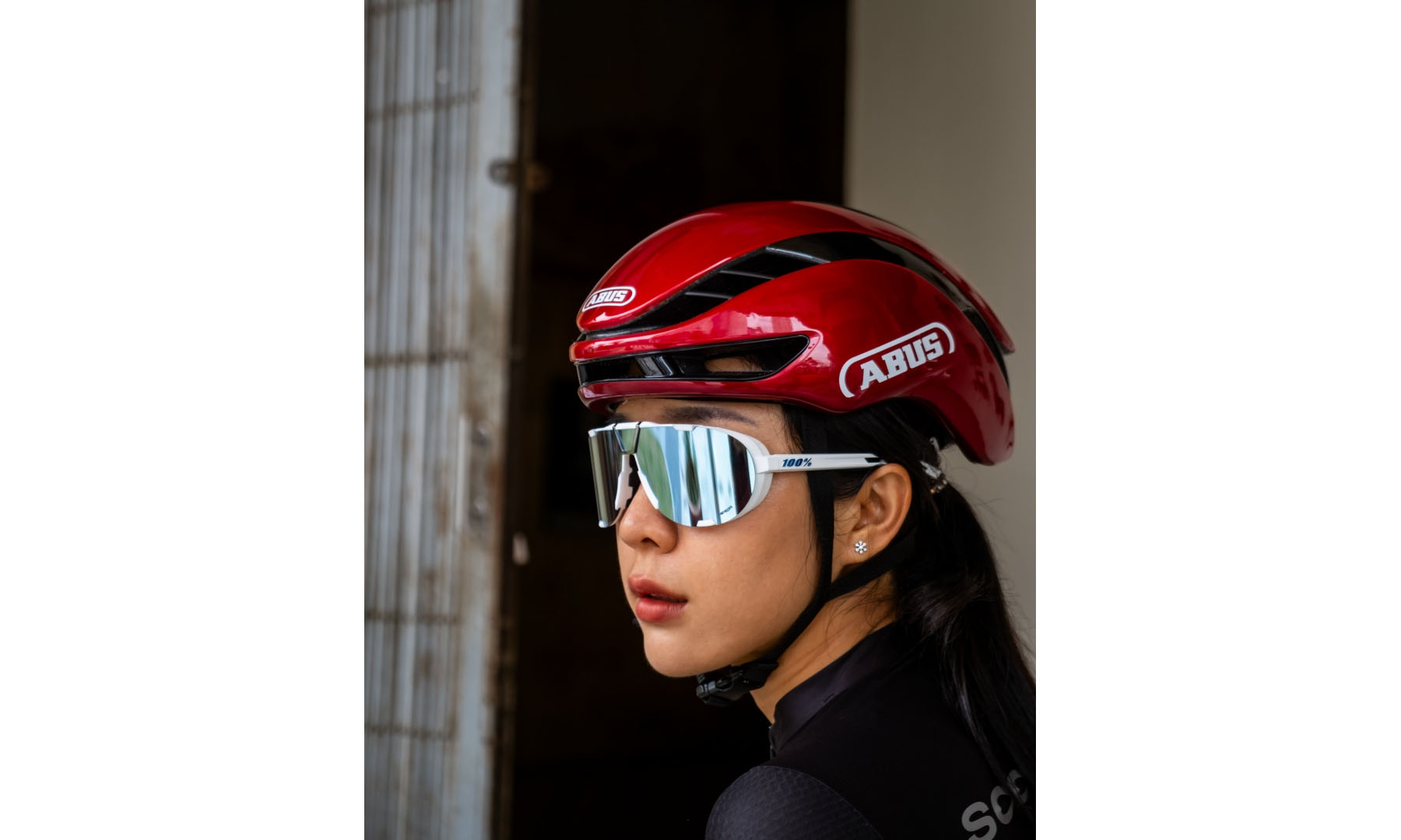 Велошлем спортивный ABUS GAMECHANGER 2.0 performance red, размер M (54-58 см), красный 2