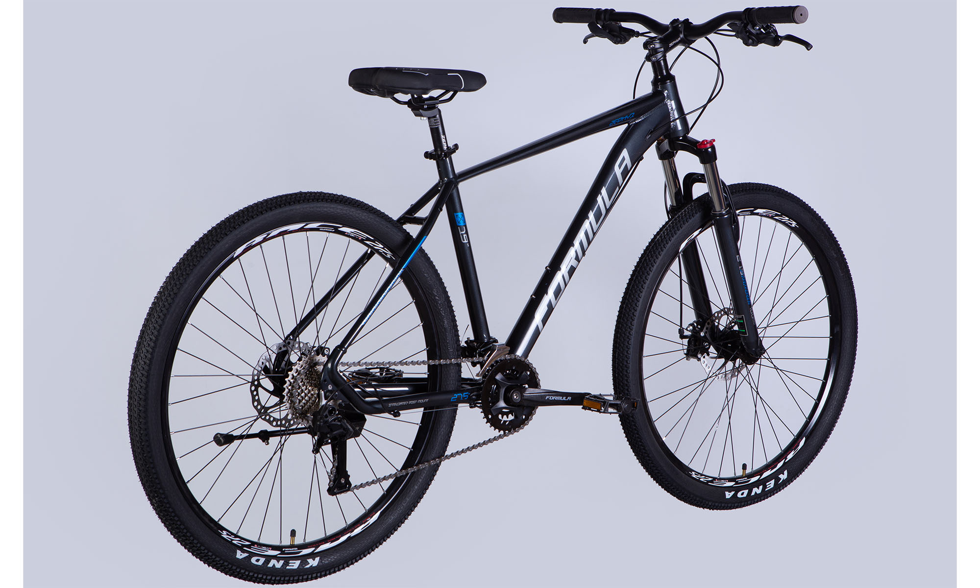 Велосипед Formula ZEPHYR 3.0 DD CS 27,5", размер L, рама 19", 2025, темно-серый  2