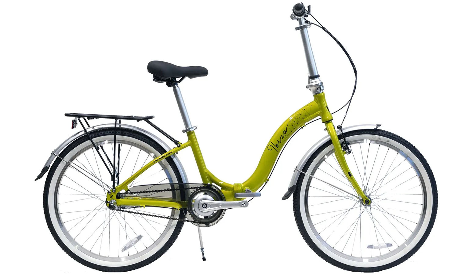 Фотографія Велосипед складний Winner IBIZA 24", рама One Size, 2024, зелений