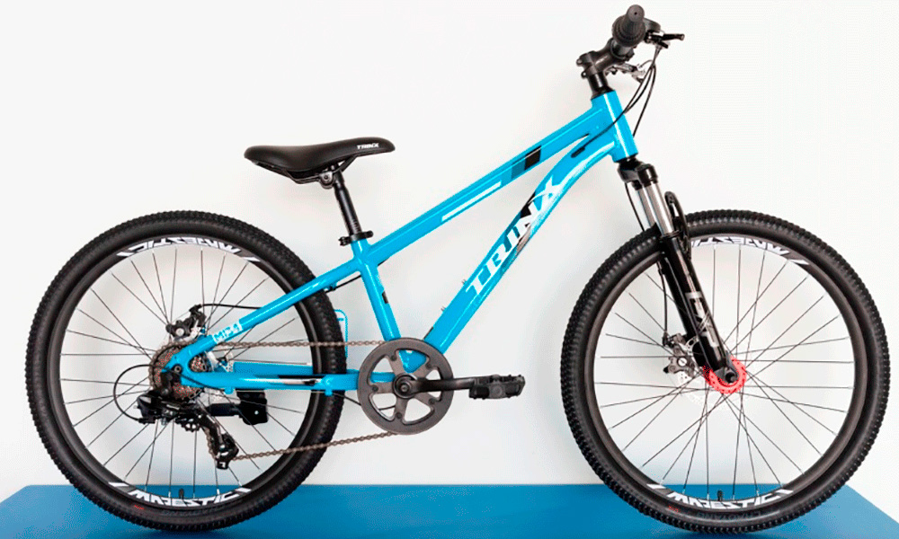 Фотография Велосипед подростковый Trinx M134 24" 2021 голубой