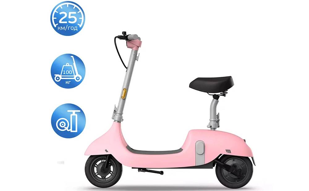 Электросамокат с сидением OKAI Ceetle PRO EA10C 10" 350(900)W, 25Km/h, 10,4Ah, NFC, App, розовый 9 Электросамокат с сидением OKAI Ceetle PRO EA10C 10" 350(900)W, 25Km/h, 10,4Ah, NFC, App, розовый 9