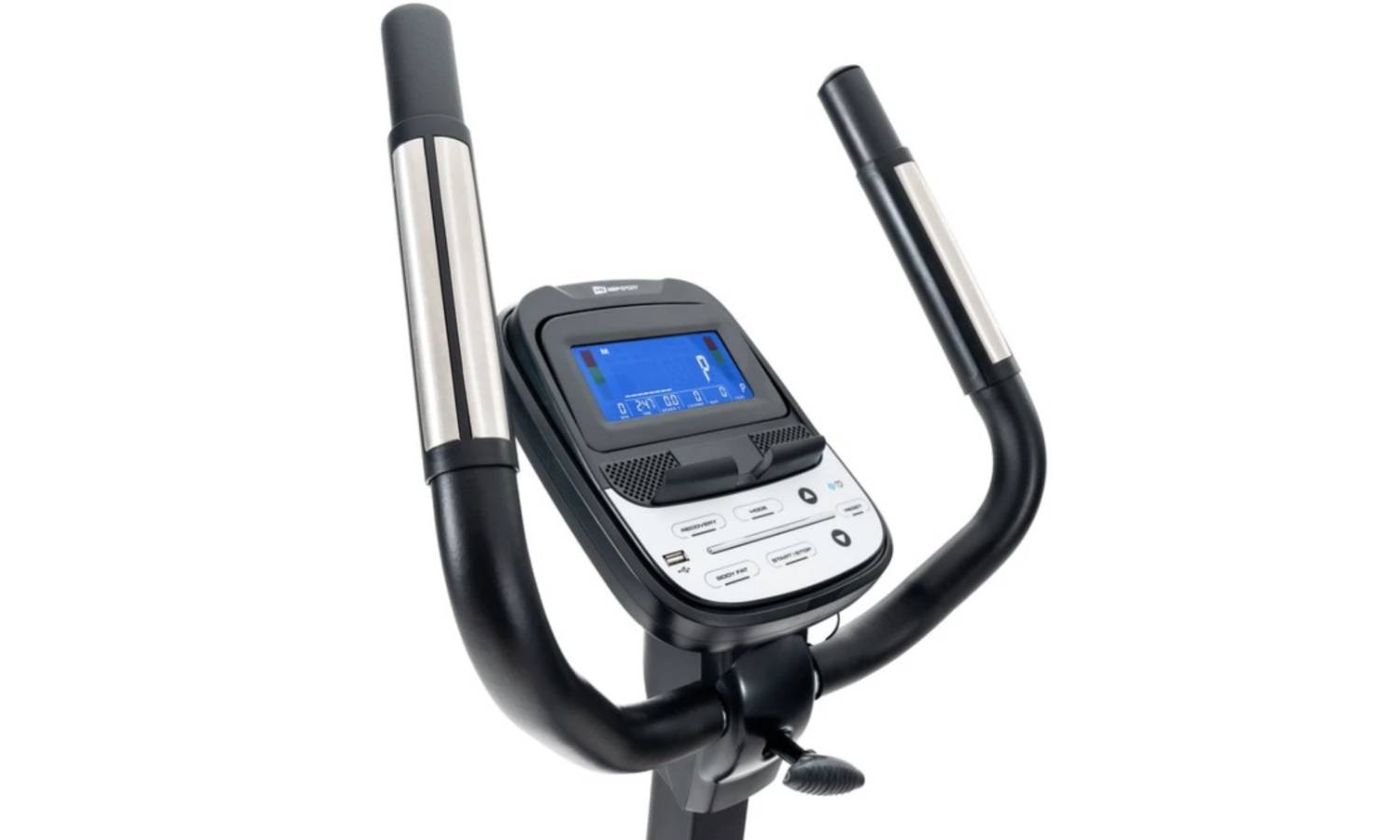 Велотренажер Hop-Sport HS-250H Drim Чорний/Синій + мат 6