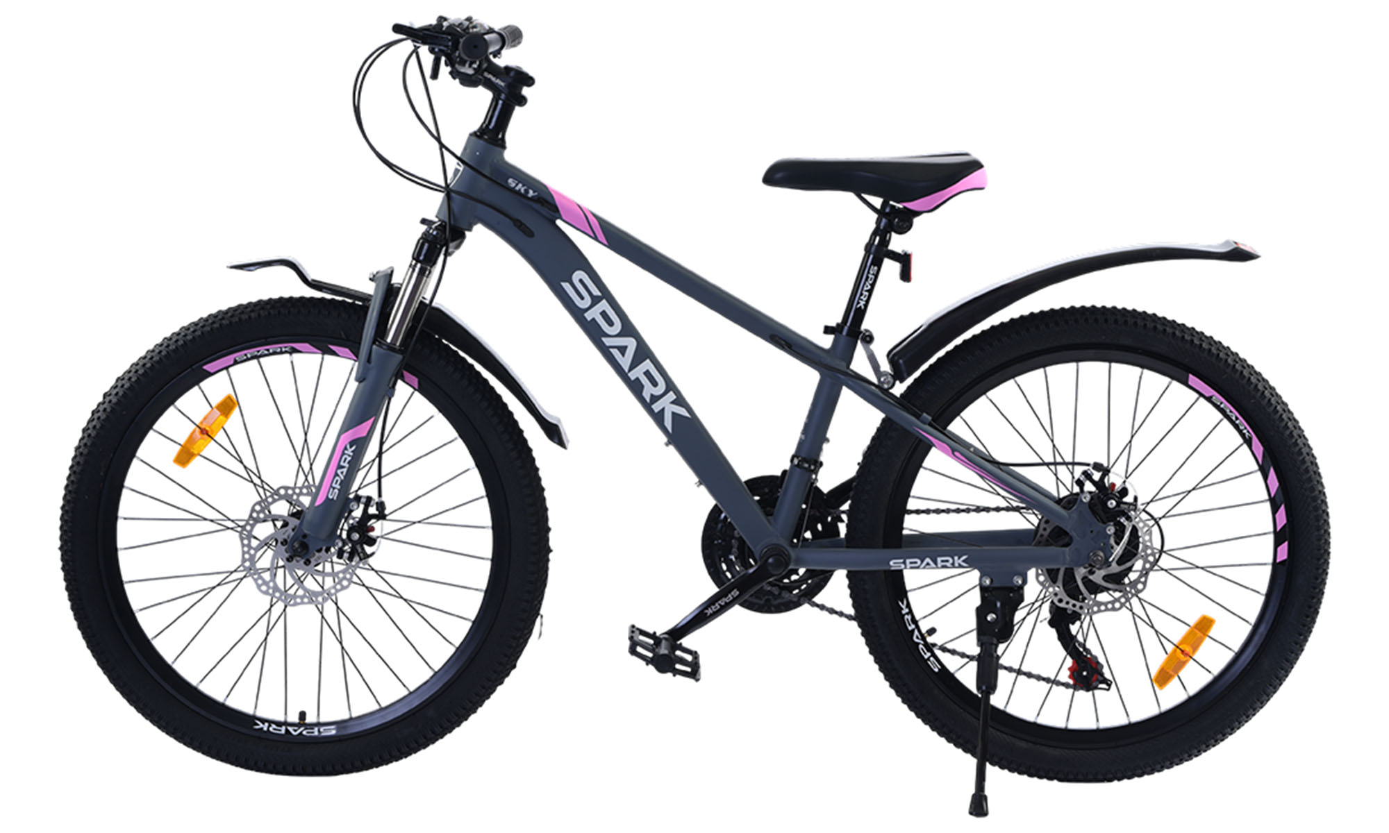 Велосипед SPARK SKY 24", розмір XXS, рама 12", рік 2026, графітовий 2