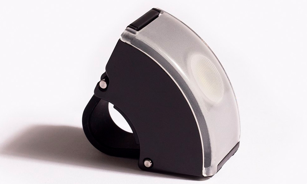 Ліхтар велосипедний передній Bookman Curve Light Front чорний 2