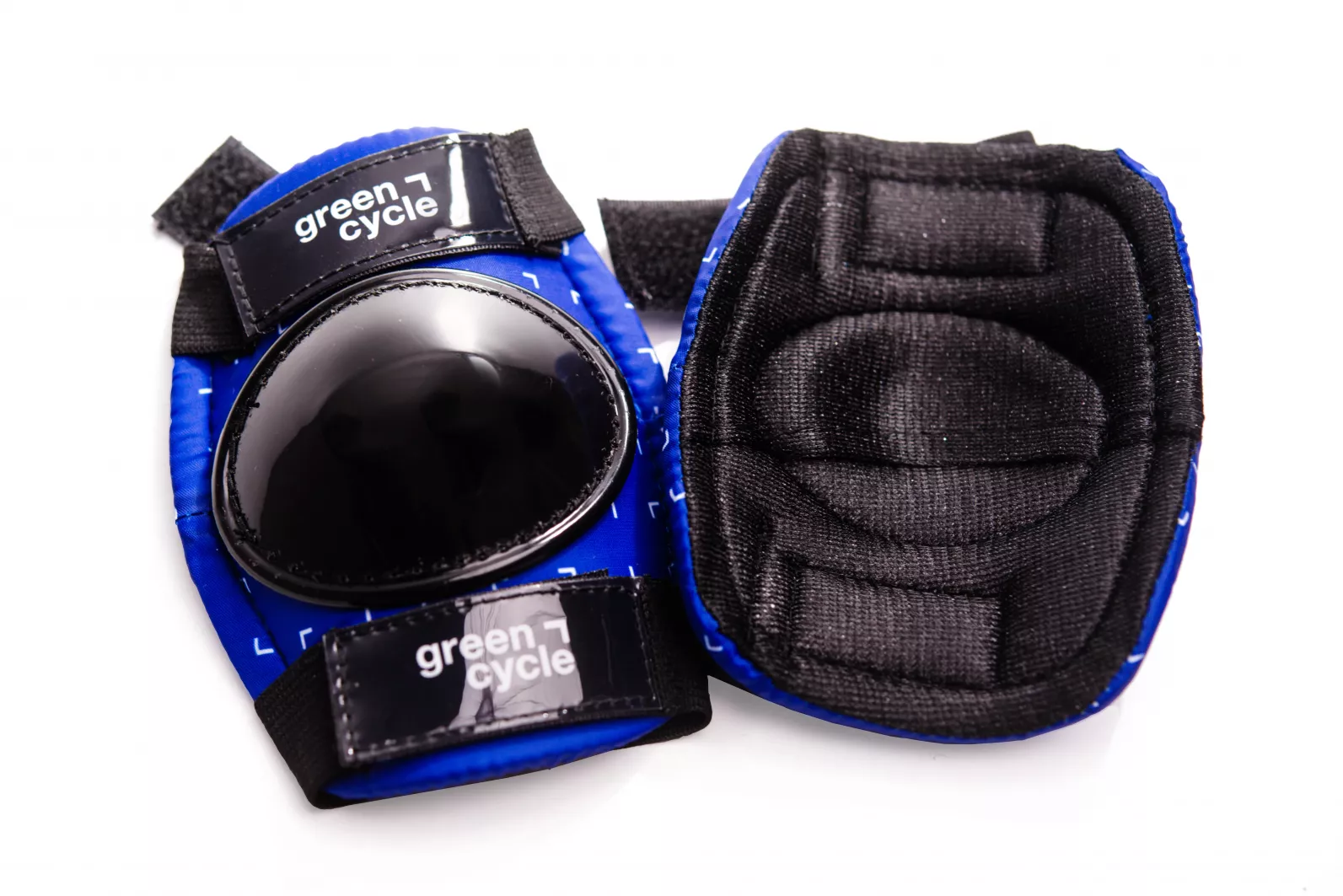 Защита для детей Green Cycle FLASH наколенники, налокотники, перчатки, Сине-белый 2