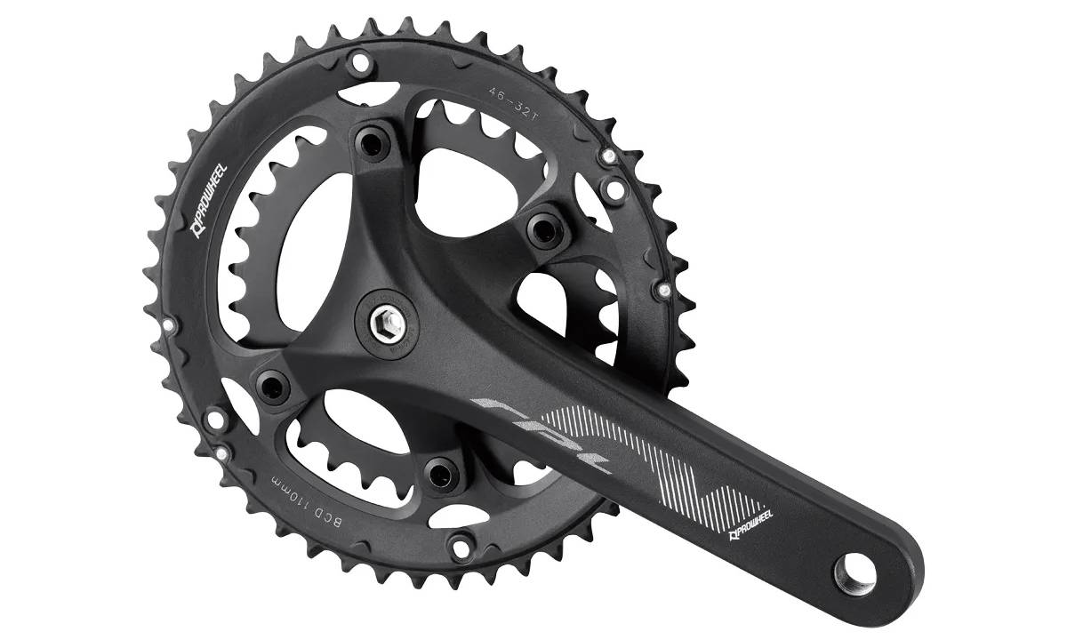 Комплект шатунов PROWHEEL RPL-521, (9S / 8S), 175mm, 48T/32T black Комплект шатунов PROWHEEL RPL-521, (9S / 8S), 175mm, 48T/32T black