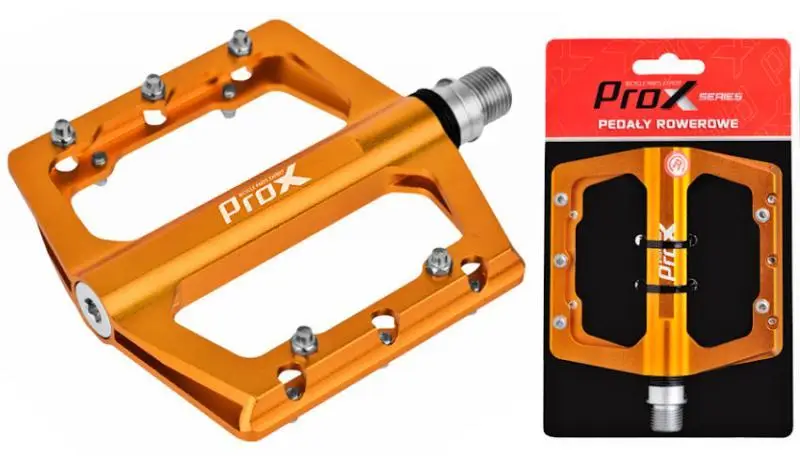 Педали ProX Stig 24 Alu, Пром. ось cr-mo, Оранжевый 2 Педали ProX Stig 24 Alu, Пром. ось cr-mo, Оранжевый 2