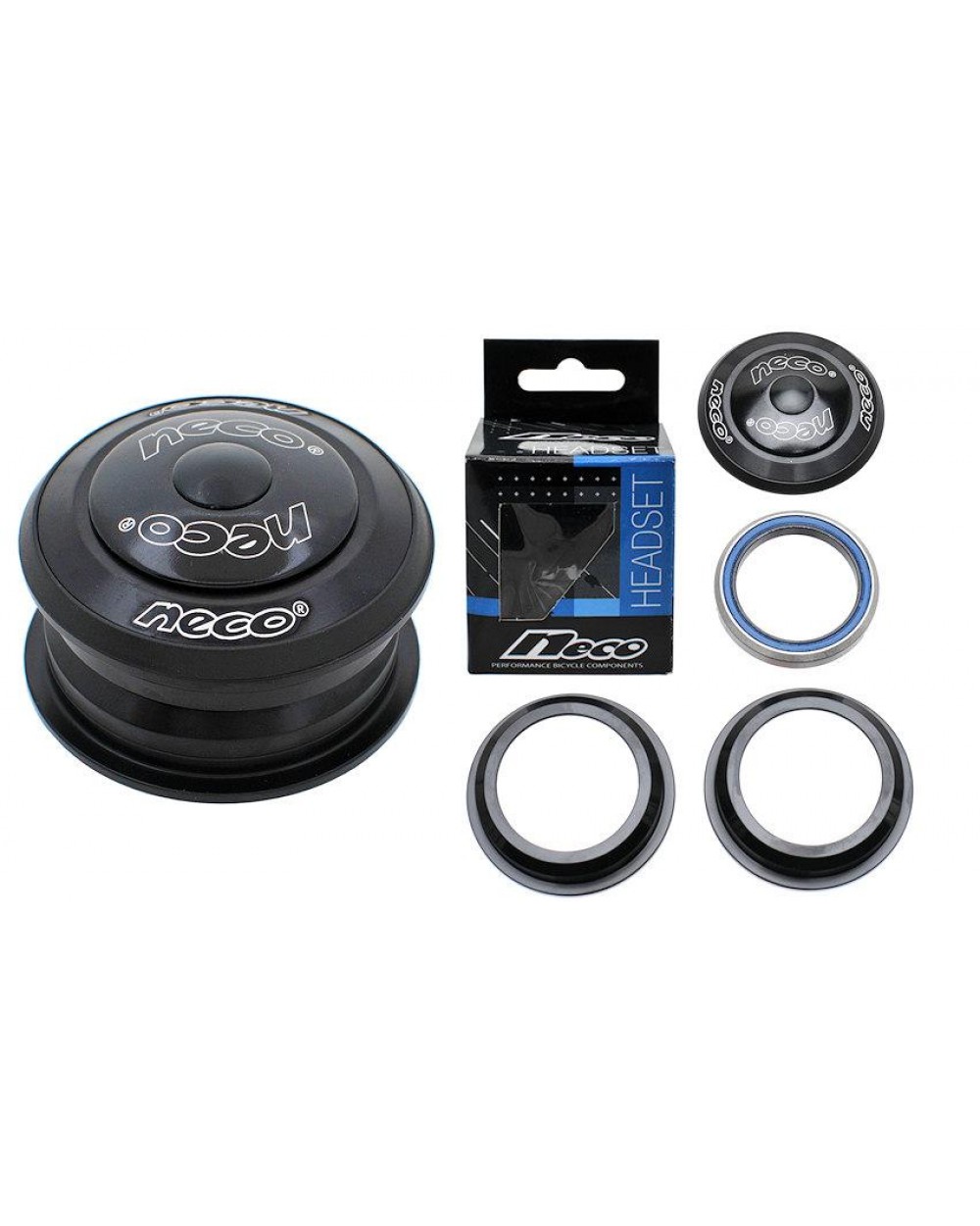 Рулевые чашки Neco H-146 1-1/8" полуинтегрированная, пром подшипники. 2