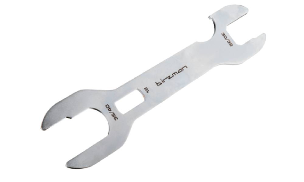 Фотография Ключ для рулевой колонки и каретки, 30-32-36-40мм  Birzman Headset and BB Wrench with Hookspanner 