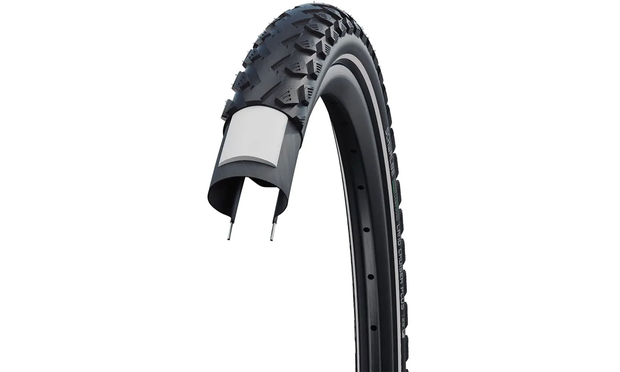 Покрышка Schwalbe Land Cruiser Plus 26x1.75 (47-559) Active, PunctureGuard, TwinSkin, GREEN, B/B+RT 3