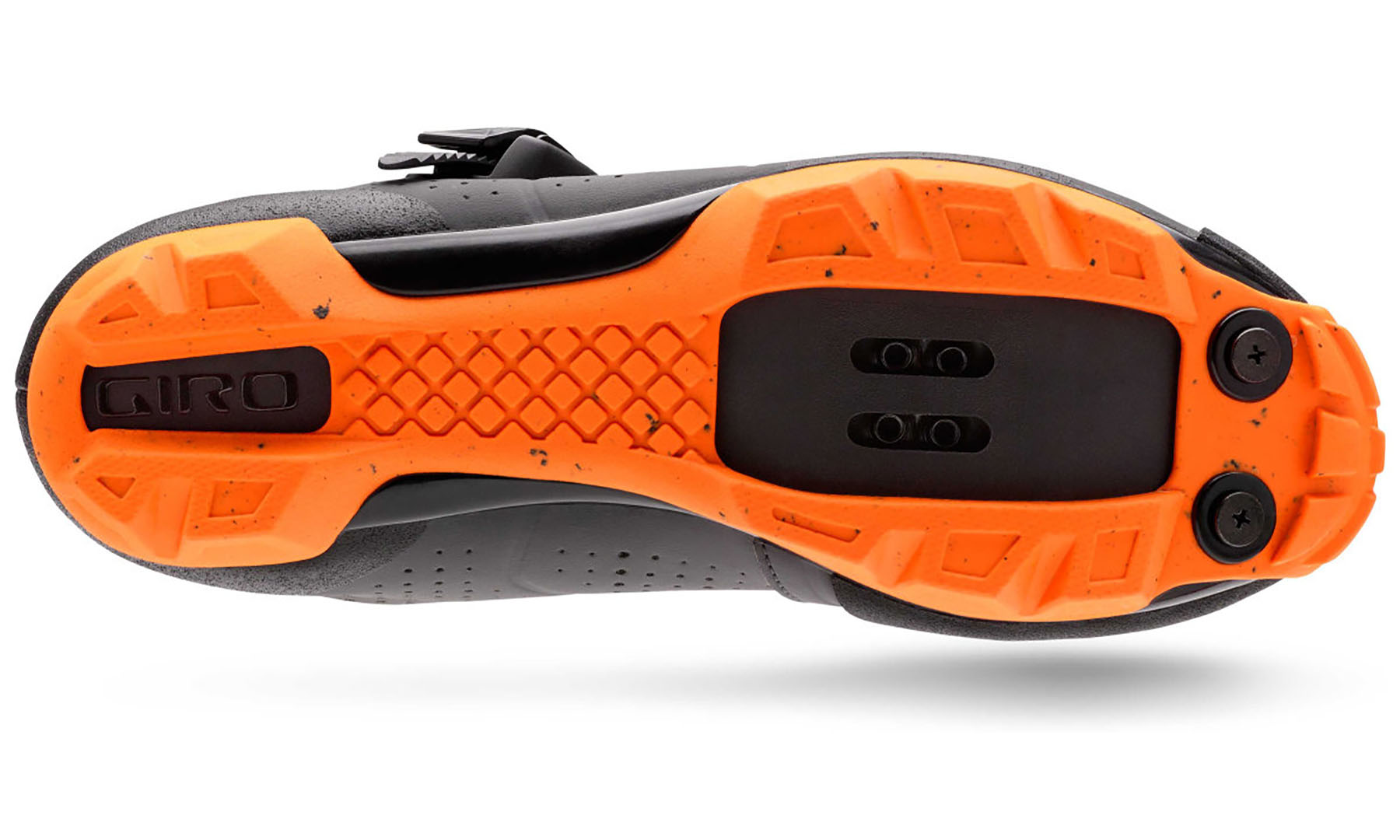 Велосипедные туфли МТБ Giro Privateer R серо-оранжевые, размер 42.5 2