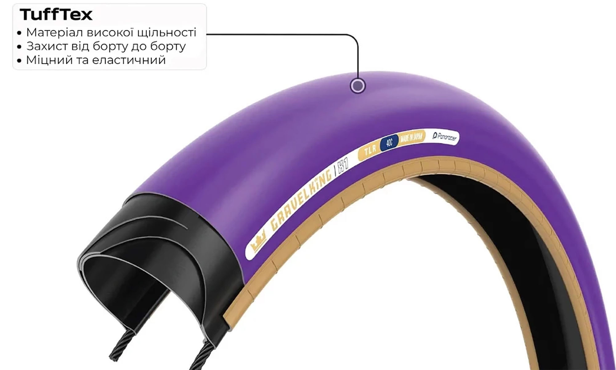 Покрышка Panaracer GRAVELKING X1 (Gen2), 28x1.60" 700x40C (40-622), LIMITED Edition, красно-черная 4