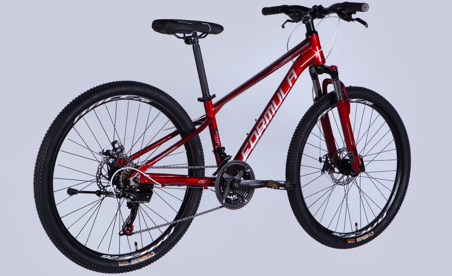 Велосипед Formula MOTION DD 26" размер XS рама 13" 2025 красный 2