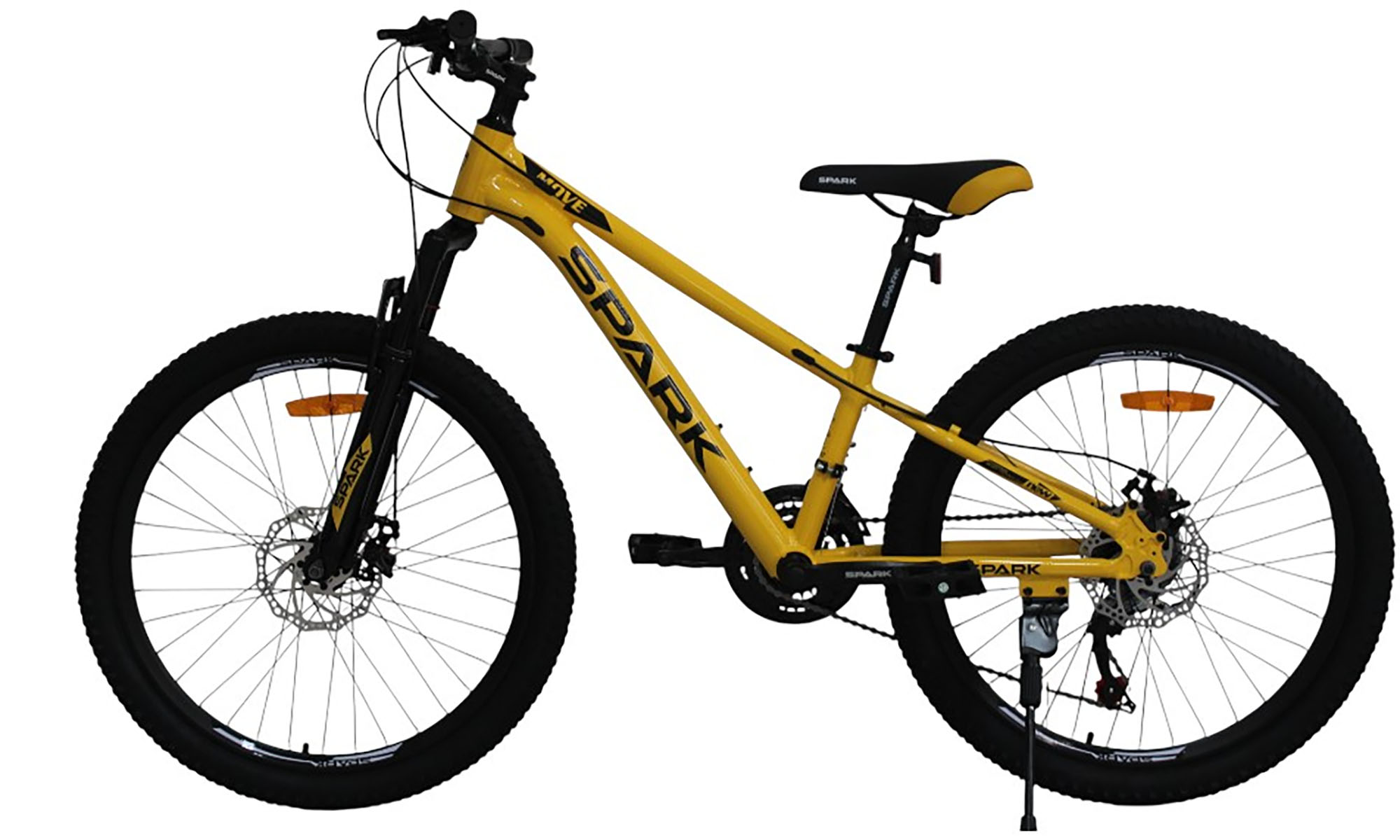 Велосипед SPARK MOVE 24", розмір XXS, рама 11", рік 2026, жовтий 2