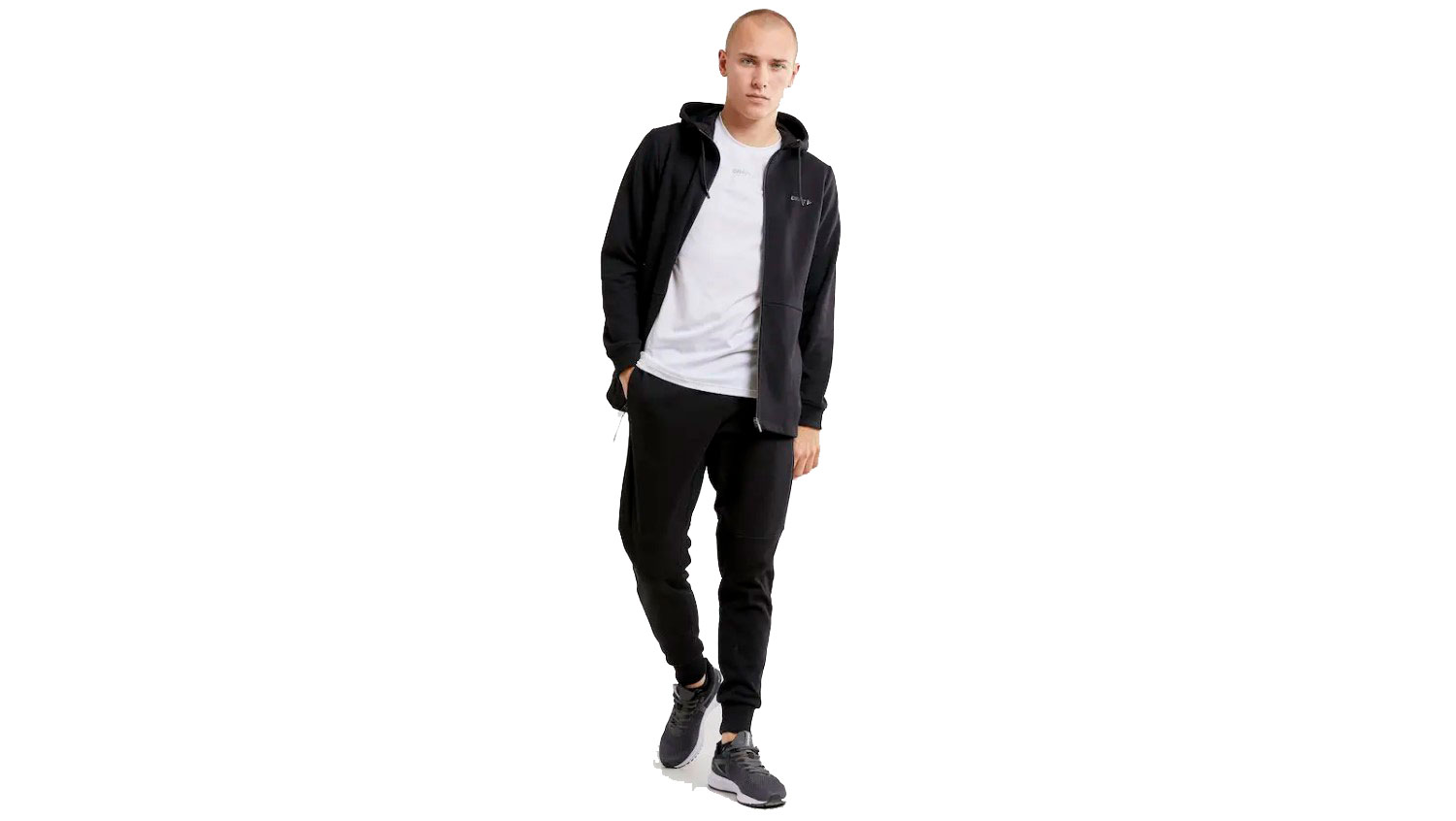 Кофта Craft Icon Zip Hood мужская, размер S, сезон AW 20, черный 2