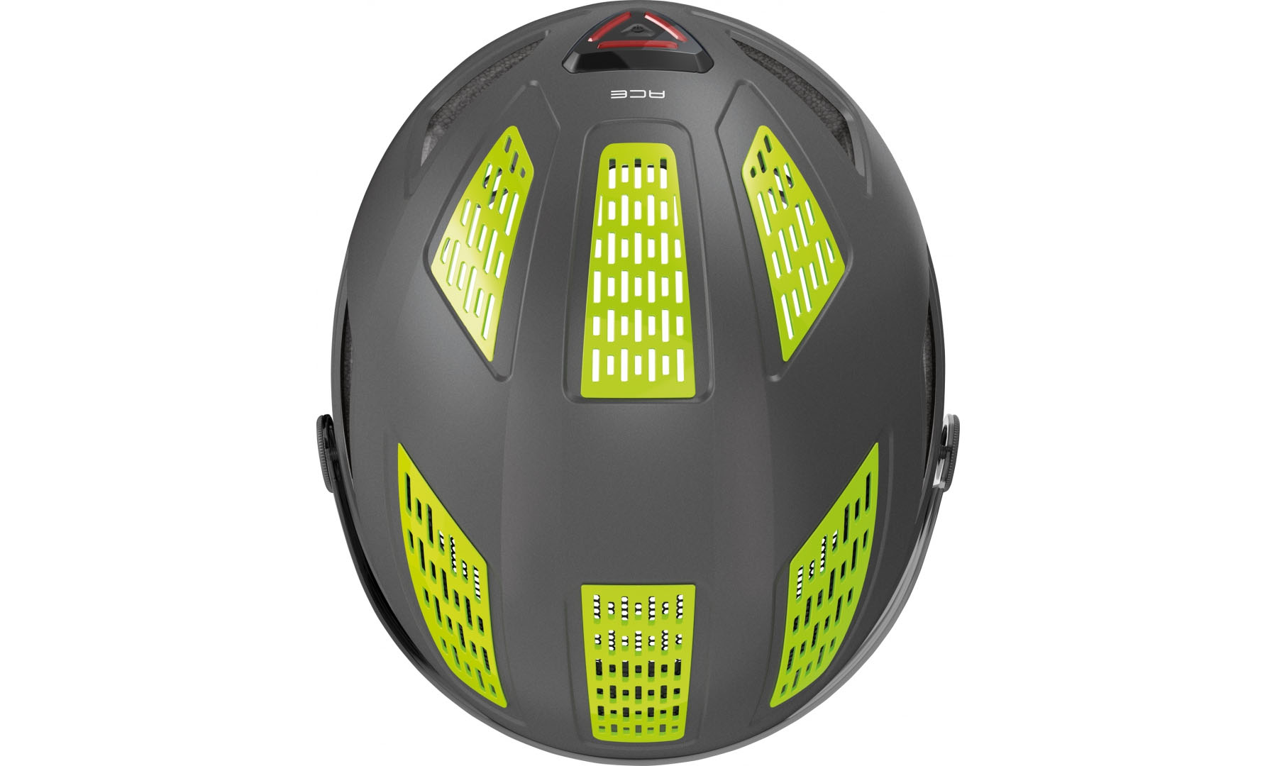 Велошлем ABUS HYBAN 2.0 ACE Titan размер M (52-58 см), серый титан 4