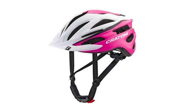 Фотография Шлем велосипедный Cratoni Pacer размер S (49-55 см), Бело-розовый