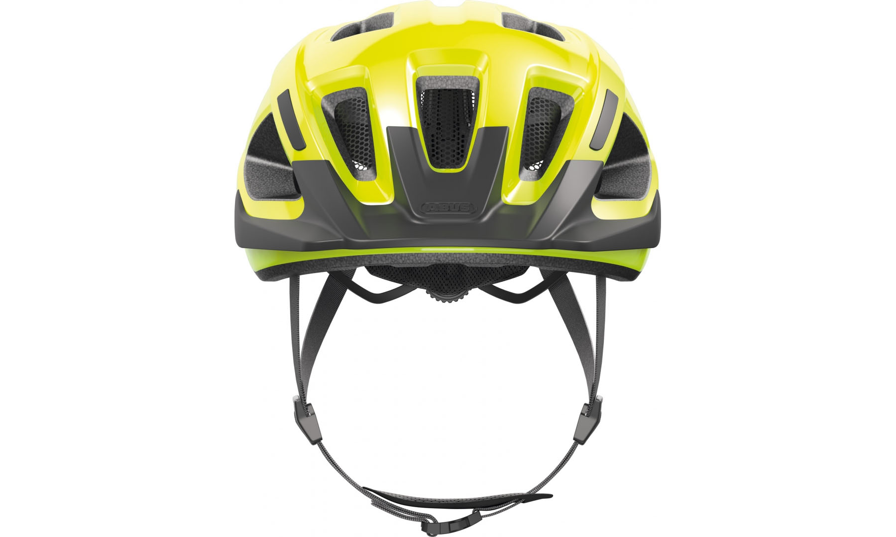 Велошлем ABUS ADURO 3.0 signal yellow, размер L (58-62 см), желтый 6