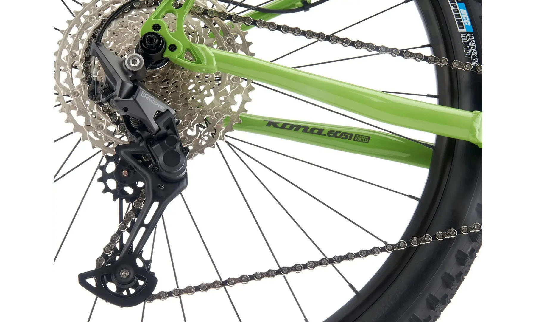 Велосипед гірський Kona Honzo 29" розмір рами M, 2024, зелений 3 Велосипед гірський Kona Honzo 29" розмір рами M, 2024, зелений 3