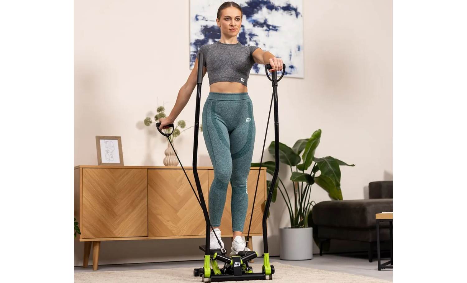 Степпер Hop-Sport HS-045S Slim Зеленый 17