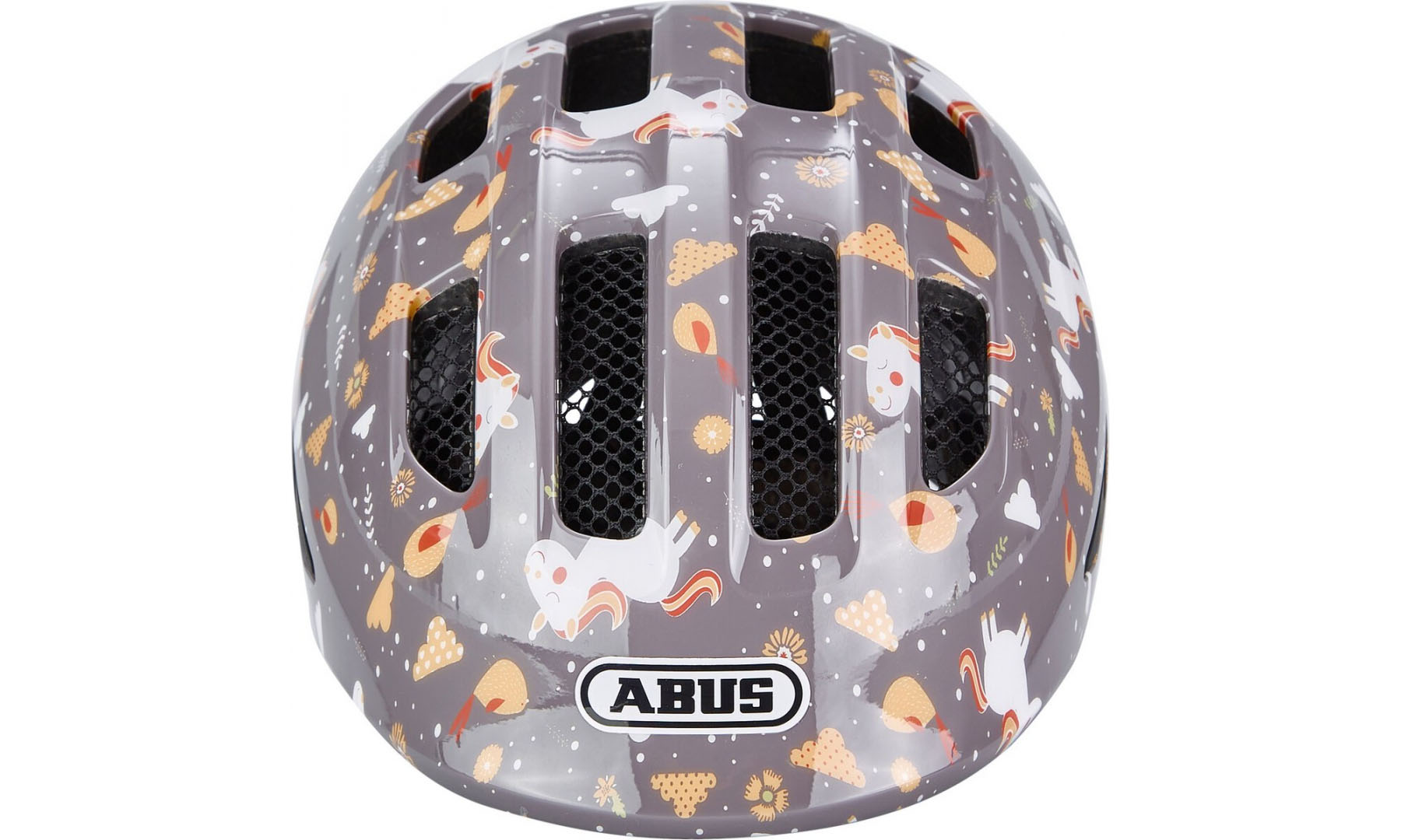 Фотография Велошлем детский ABUS SMILEY 3.0 Grey Horse, размер M (50-55 см), серая лошадь 7