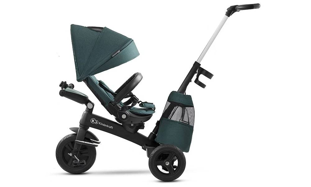 Трехколесный велосипед Kinderkraft Easytwist Midnight Green 6 Трехколесный велосипед Kinderkraft Easytwist Midnight Green 6