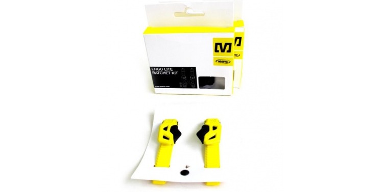 Застежка сменная Mavic Ergo Lite Ratchet Shoe Kit с ремешком желт 2